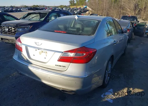 2013 Hyundai Genesis 3.8 from USA, damaged, VIN KMHGC4DD8DU248856